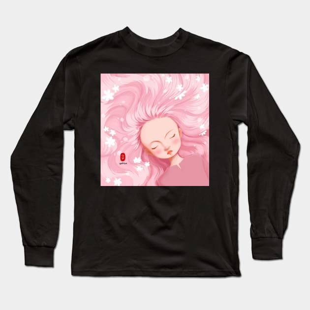 PINK Long Sleeve T-Shirt by yphien